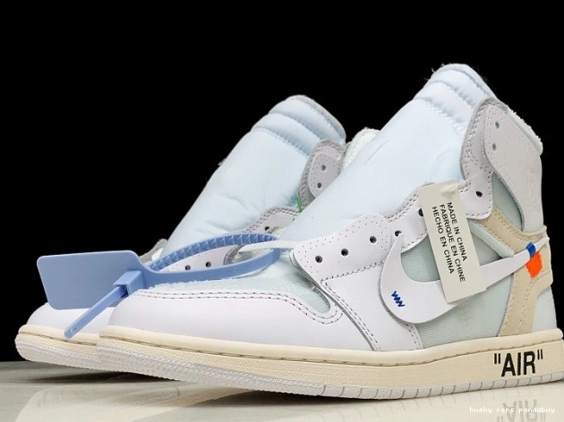 Rep Husky Air Jordan 1 AQ0818-100 White High Retro Off-White 0724